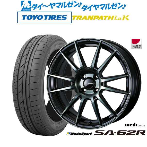 ウェッズ ウェッズスポーツ SA-62R 16インチ 5.0J トーヨータイヤ トランパス LuK 165/45R16 サマータイヤ ホイール4本セット