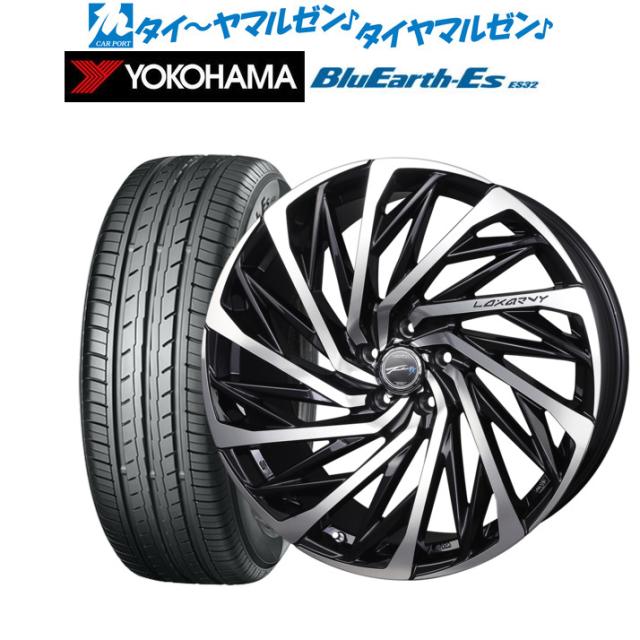 BADX ロクサーニ テンペストタービンVX 18インチ 7.5J ヨコハマ BluEarth-ES ブルーアースイーエス ES32 225/40R18 サマータイヤ ホイーの通販は