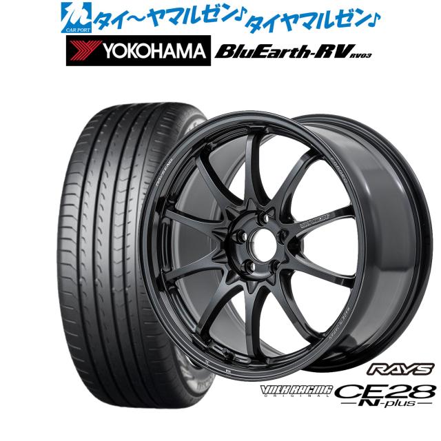 レイズ ボルクレーシング CE28 N-plus 18インチ 8.5J ヨコハマ 