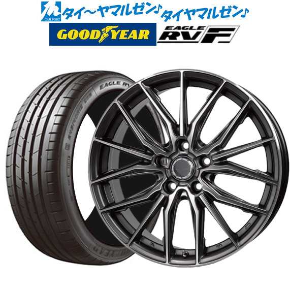 サマータイヤ ホイール4本セット ホットスタッフ プレシャス アスト M4 ガンメタポリッシュ(GM/P) 19インチ 7.5J グッドイヤー イーグル の通販は