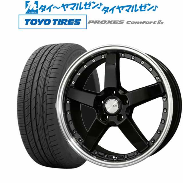 BADX ロクサーニ グラスターファイブ 19インチ 8.0J トーヨータイヤ プロクセス PROXES Comfort 2s (コンフォート 2s) 245/40R19 サマーの通販は 194,500円