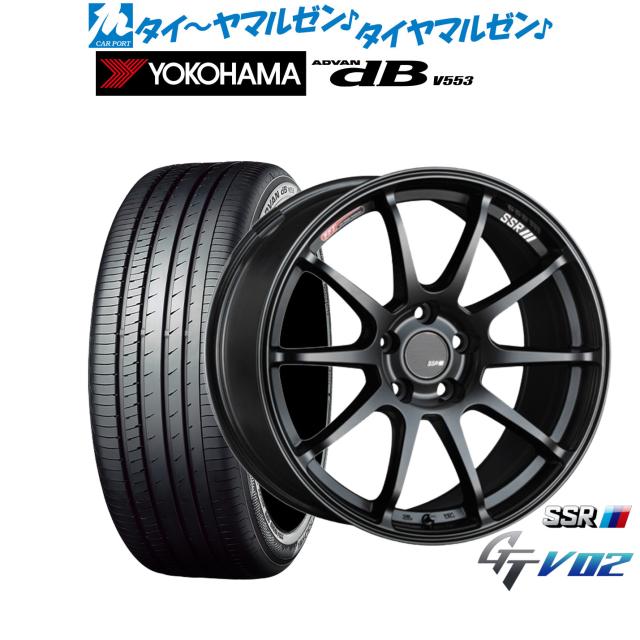 タナベ SSR GT V02 18インチ 7.5J ヨコハマ ADVAN アドバン dB(V553