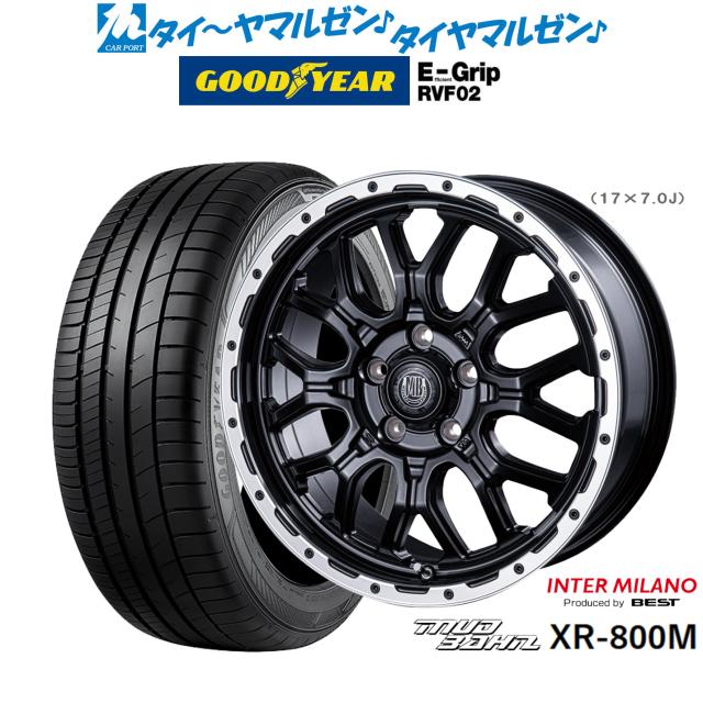 インターミラノ マッドバーン XR-800M 17インチ 7.0J グッドイヤー