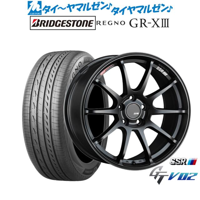 タナベ SSR GT V02 18インチ 7.5J ブリヂストン REGNO レグノ GR-XIII(GR-X3) 215/45R18 サマータイヤ ホイール4本セット