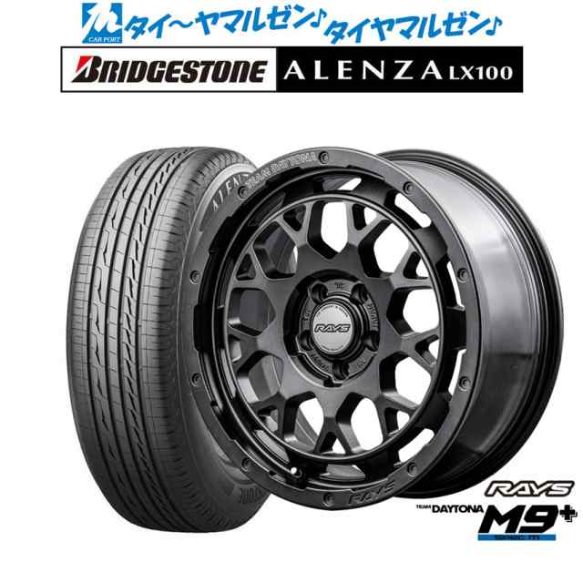 レイズ チームデイトナ M9+ SPEC-M 18インチ 7.5J ブリヂストン ALENZA アレンザ LX100 235/60R18 サマータイヤ ホイール4本セットの通販は