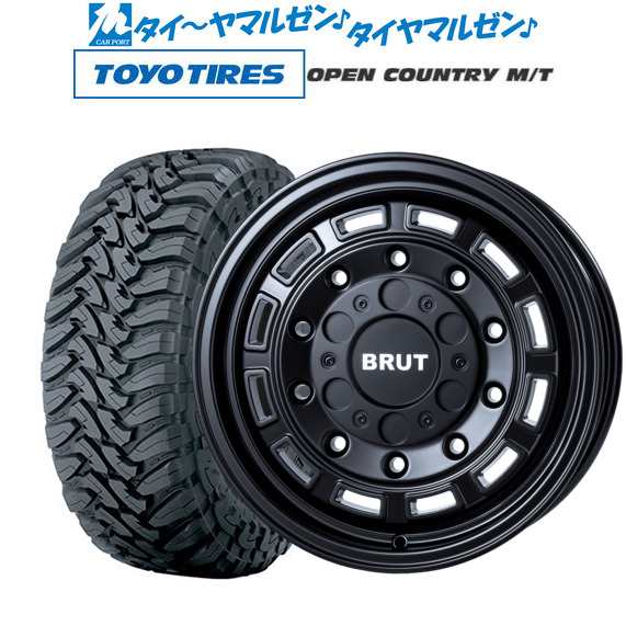 トライスター BRUT BR-70 16インチ 6.5J トーヨータイヤ オープンカントリー M/T  225/75R16 サマータイヤ ホイール4本セットの通販は