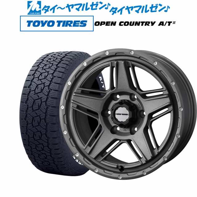 ウェッズ アドベンチャー マッドヴァンス 07 16インチ 6.5J トーヨータイヤ OPEN COUNTRY オープンカントリー A/T III (AT3)(ホワイトレター)  215/65R16 オフロードタイヤ ホイール4本セットの通販はサマータイヤ・ホイールセット