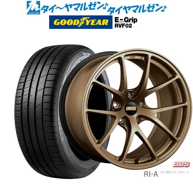 BBS JAPAN RI-A 18インチ 8.5J グッドイヤー エフィシエント グリップ RVF02 235/50R18 サマータイヤ ホイール4本セット