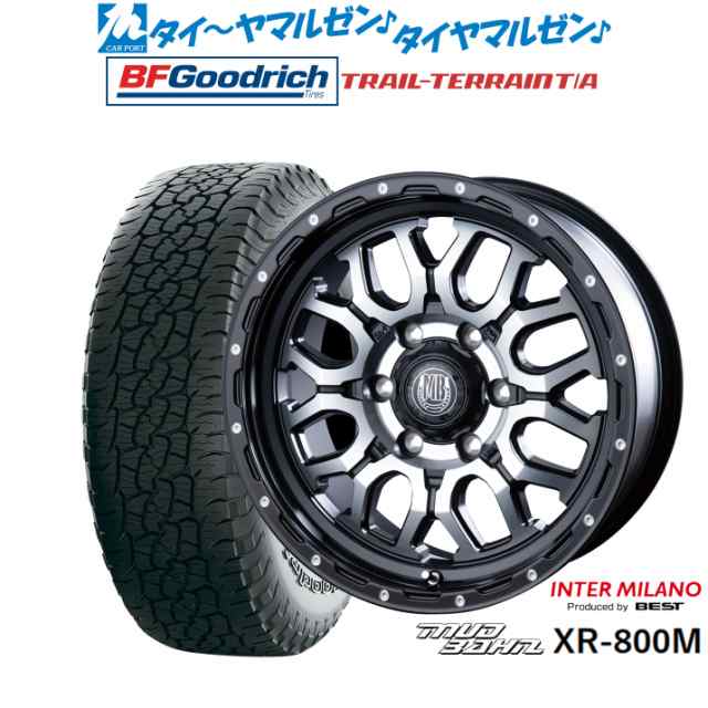 インターミラノ マッドバーン XR-800M 17インチ 7.5J グッドリッチ トレールテレーン T/A 285/70R17 サマータイヤ ホイール4本セットの通販はau  PAY マーケット - カーポートマルゼン | au PAY マーケット－通販サイト