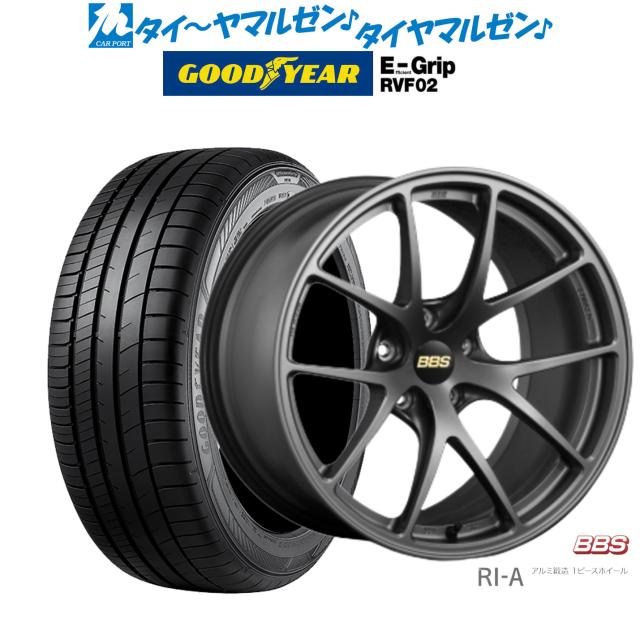 BBS JAPAN RI-A 18インチ 8.5J グッドイヤー エフィシエント グリップ RVF02 215/45R18 サマータイヤ ホイール4本セット