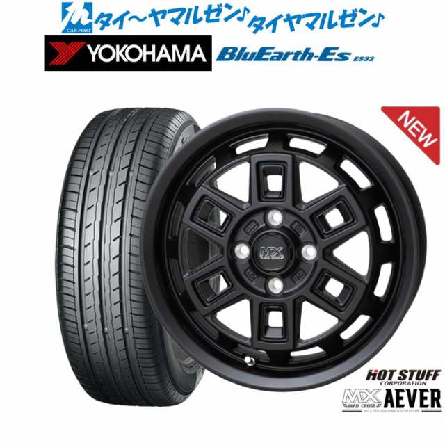 ホットスタッフ マッドクロス アイヴァー 14インチ 4.5J ヨコハマ BluEarth-ES ブルーアースイーエス ES32 165/65R14 サマータイヤ ホイ