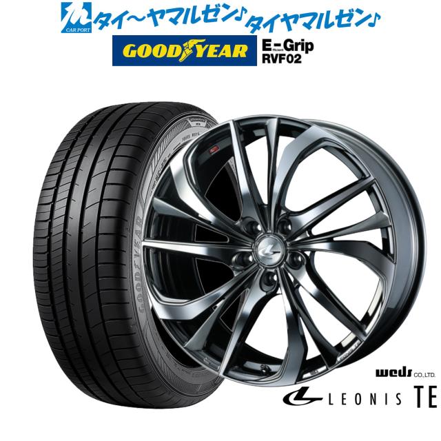 ウェッズ レオニス TE 17インチ 6.5J グッドイヤー エフィシエント グリップ RVF02 225/60R17 サマータイヤ ホイール4本セット