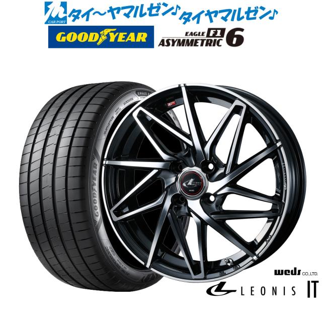 ウェッズ レオニス IT 17インチ 6.5J グッドイヤー イーグル F1 アシメトリック6 215/45R17 サマータイヤ ホイール4本セット