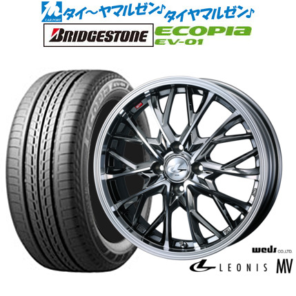 ウェッズ レオニス MV 16インチ 6.0J ブリヂストン ECOPIA エコピア EV-01 205/55R16 サマータイヤ ホイール4本セットの通販は 184,700円