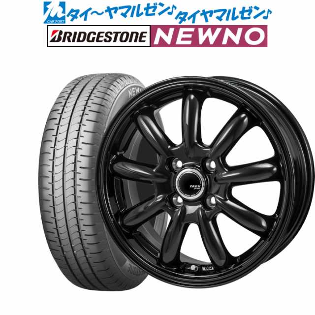 JAPAN三陽 ZACK JP-209 13インチ 4.0J ブリヂストン NEWNO ニューノ 145/80R13 サマータイヤ ホイール4本セット