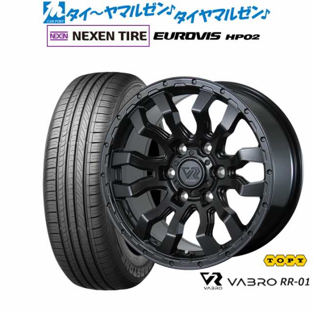 トピー ヴァブロ RR-01 16インチ 6.5J NEXEN ネクセン ロードストーン ユーロビズ HP02 215/65R16 サマータイヤ ホイール4本セット