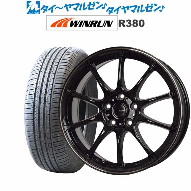 ホットスタッフ G.speed P-07 16インチ 6.5J WINRUN ウインラン R380 215/65R16 サマータイヤ ホイール4本セット