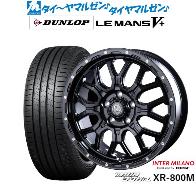 ホイールのみ1本 BEST MUD BAHN XR-800M (MBK/PP) 16インチ 6.5J PCD：139.7/6H インセット：38 ホイール1本(単品)] MUD BAHN XR-800M ME 16インチ×5.5J PCD：139.7 穴