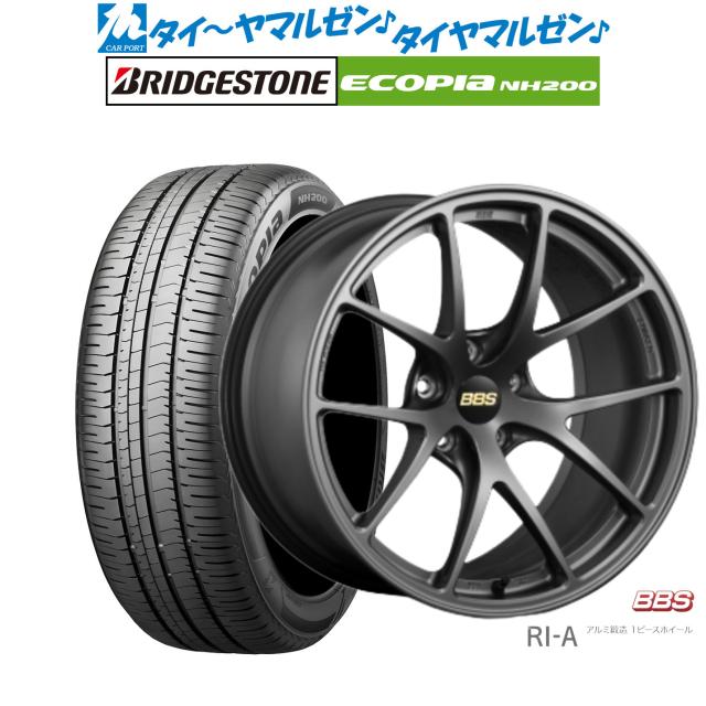 BBS JAPAN RI-A 18インチ 8.5J ブリヂストン ECOPIA エコピア NH200 215/45R18 サマータイヤ ホイール4本セット