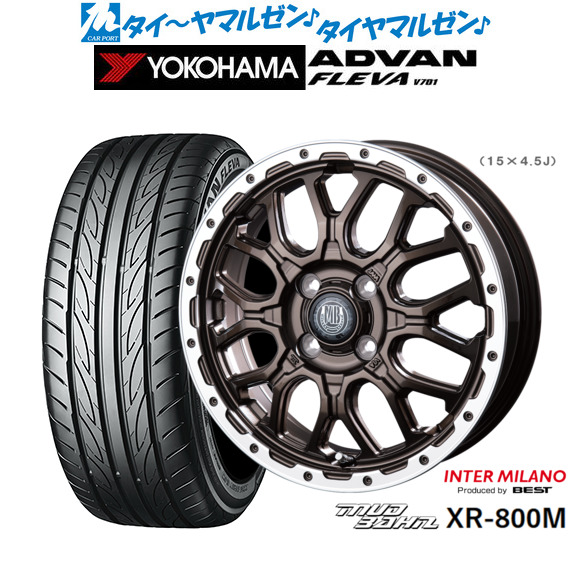 インターミラノ マッドバーン XR-800M 15インチ 4.5J ヨコハマ ADVAN
