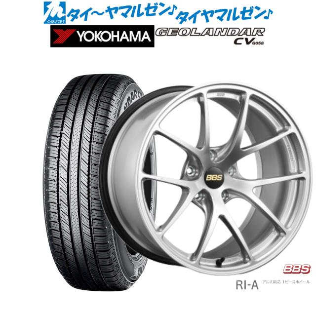 BBS JAPAN RI-A 18インチ 8.5J ヨコハマ GEOLANDAR ジオランダー CV (G058) 235/60R18 サマータイヤ ホイール4本セットの通販は 220,700円