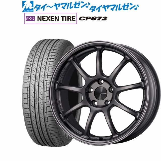 エンケイ PF09 16インチ 6.5J NEXEN ネクセン CP672 215/60R16 サマータイヤ ホイール4本セットの通販は