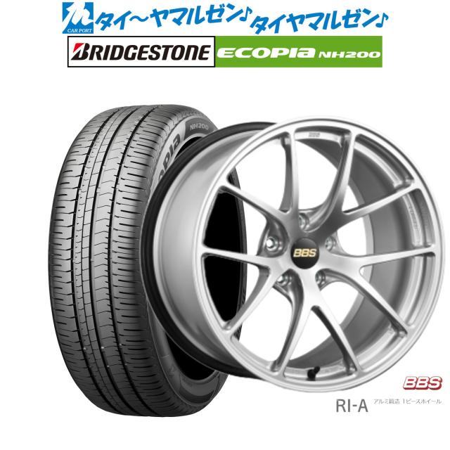 BBS JAPAN RI-A 18インチ 8.5J ブリヂストン ECOPIA エコピア NH200 215/45R18 サマータイヤ ホイール4本セット