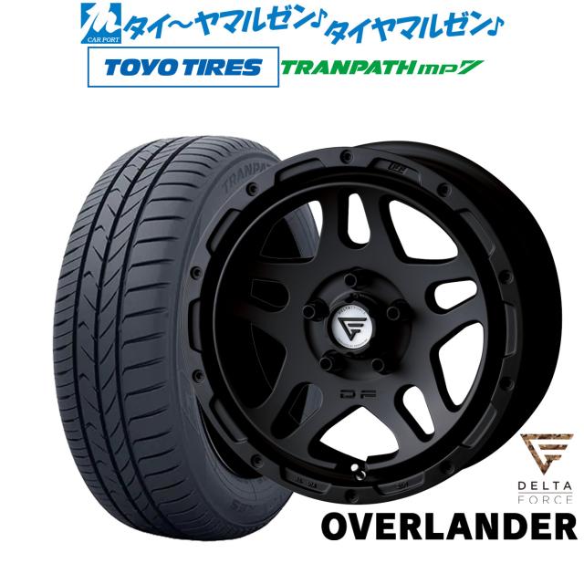 FORCE デルタフォース OVERLANDER(オーバーランダー) 16インチ 7.0J トーヨータイヤ トランパス TRANPATH mp7  205/65R16 サマータイヤ ホイール4本セット