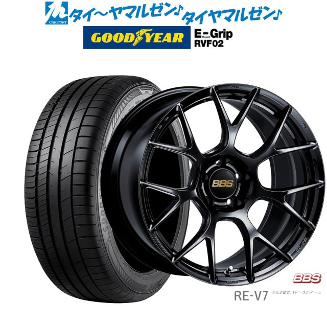 BBS JAPAN RE-V7 19インチ 8.5J グッドイヤー エフィシエント グリップ RVF02 245/45R19 サマータイヤ ホイール4本セット