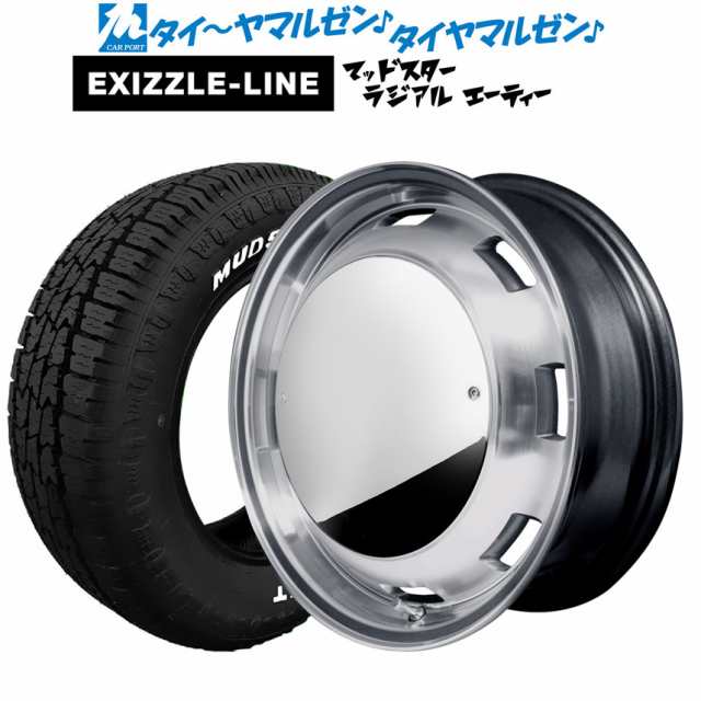 MID ガルシア シスコ MOON 16インチ 6.5J エクシズルライン MUDSTAR マッドスター RADIAL(ラジアル) A/T 215/65R16 サマータイヤ ホイーの通販は