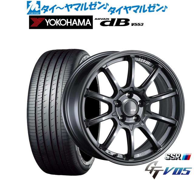 タナベ SSR GT V05 17インチ 7.0J ヨコハマ ADVAN アドバン dB(V553) 215/50R17 サマータイヤ ホイール4本セットの通販は
