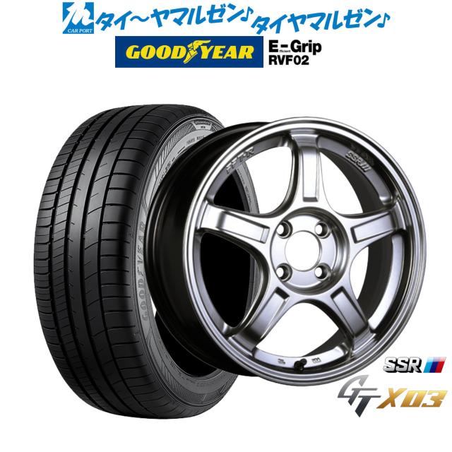 タナベ SSR GT X03 16インチ 6.5J グッドイヤー エフィシエント グリップ RVF02 185/55R16 サマータイヤ ホイール4本セット