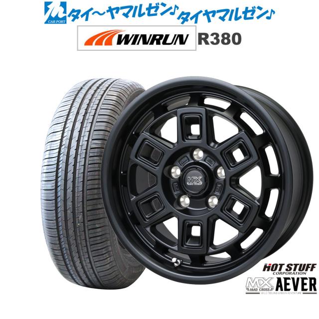 ホットスタッフ マッドクロス アイヴァー 16インチ 7.0J WINRUN ウインラン R380 215/60R16 サマータイヤ ホイール4本セット