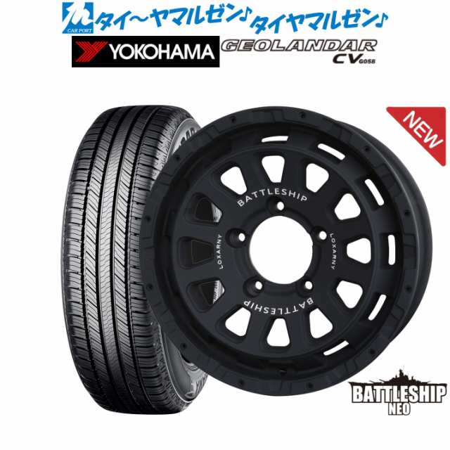 BADX ロクサーニ バトルシップ NEO(ネオ)(ジムニー) 16インチ 5.5J ヨコハマ GEOLANDAR ジオランダー CV (G058) 215/70R16 サマータイヤ