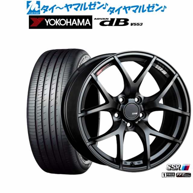 タナベ SSR GT V03 18インチ 7.5J ヨコハマ ADVAN アドバン dB(V553) 225/50R18 サマータイヤ  ホイール4本セット｜au PAY マーケット