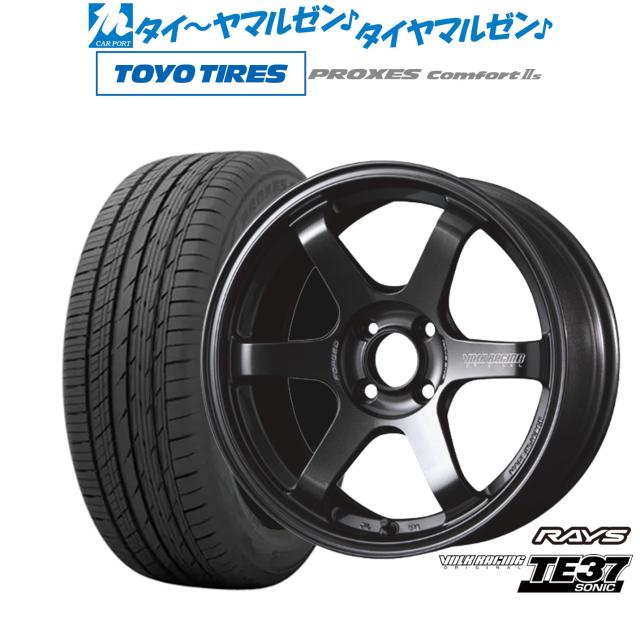 レイズ ボルクレーシング TE37 SONIC(ソニック) 16インチ 6.5J トーヨータイヤ プロクセス PROXES Comfort 2s (コンフォート 2s) 215/65R16 サマータイヤ ホイール4本セット