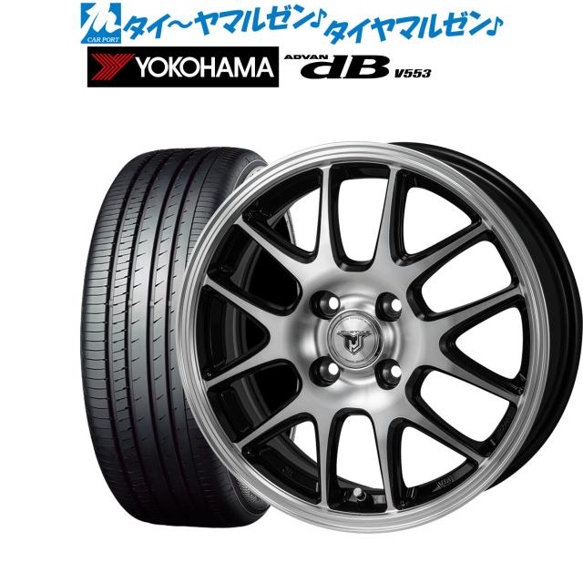 モンツァ JP STYLE MJ02 17インチ 6.5J ヨコハマ ADVAN アドバン dB(V553) 215/45R17 サマータイヤ ホイール4本セットの通販は