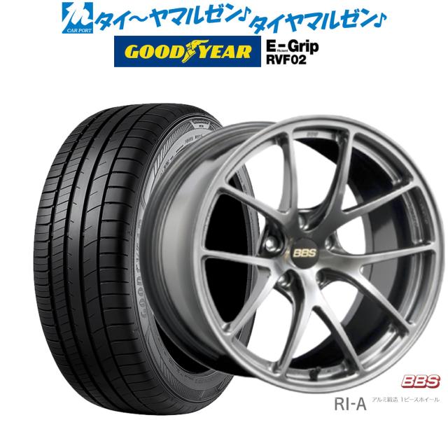 BBS JAPAN RI-A 18インチ 8.5J グッドイヤー エフィシエント グリップ RVF02 215/45R18 サマータイヤ ホイール4本セット
