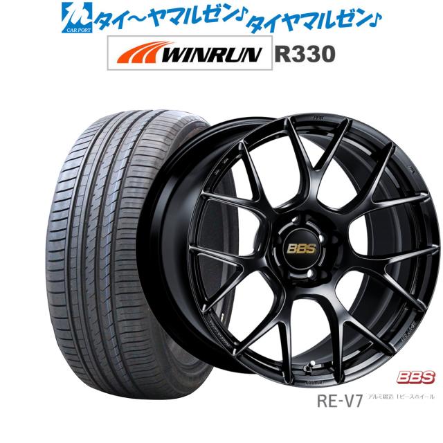 BBS JAPAN RE-V7 19インチ 8.5J WINRUN ウインラン R330 235/40R19 サマータイヤ ホイール4本セット