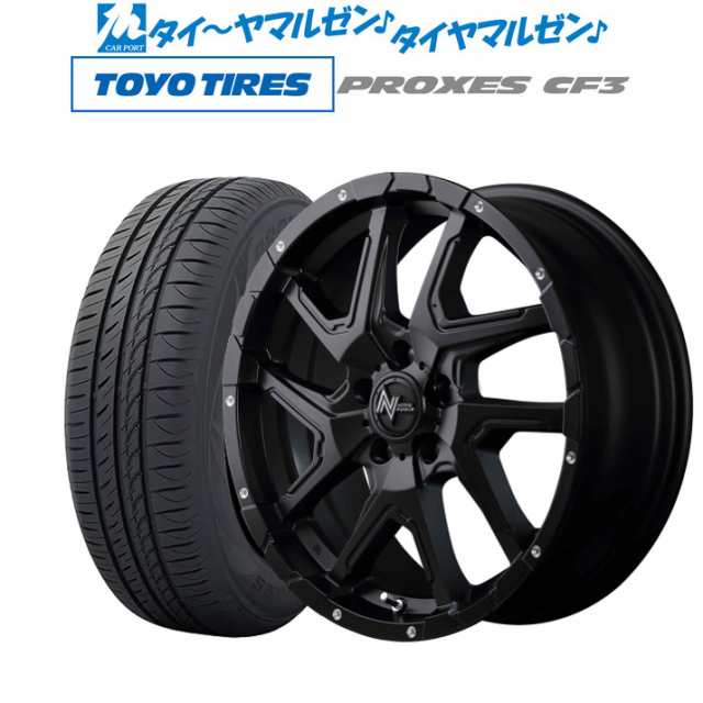 MID ナイトロパワー デリンジャー 18インチ 7.0J トーヨータイヤ プロクセス PROXES CF3 215/55R18 サマータイヤ ホイール4本セットの通販は