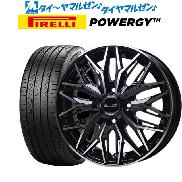 ホットスタッフ プレシャス アスト M3 15インチ 5.5J ピレリ POWERGY (パワジー) 195/55R15 サマータイヤ ホイール4本セット