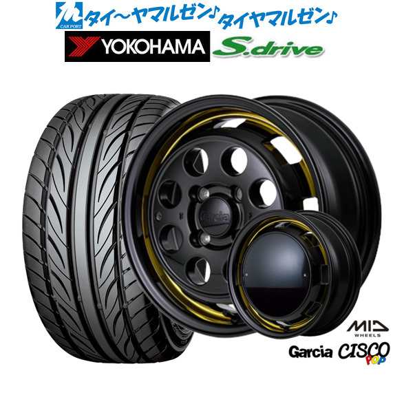 MID ガルシア シスコ POP 14インチ 4.5J ヨコハマ DNA S.drive ドライブ (ES03/ES03N) 165/55R14 サマータイヤ ホイール4本セット