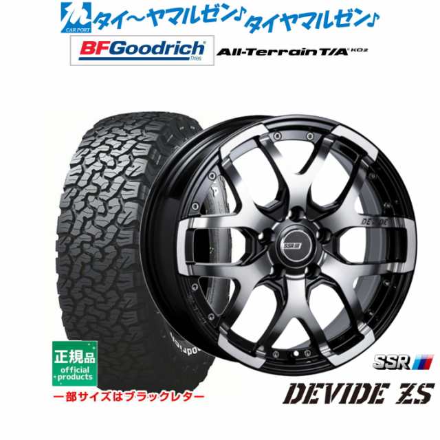 タナベ SSR ディバイド ZS 16インチ 7.0J グッドリッチ オールテレーン T/A KO2 215/70R16 サマータイヤ ホイール4本セットの通販は
