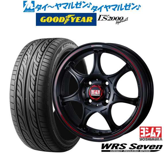 YOSHIMURA ヨシムラ WRS Seven(WRS7) 14インチ 4.5J グッドイヤー イーグル LS2000 ハイブリッド2(HB2) 155/55R14 サマータイヤ ホイール