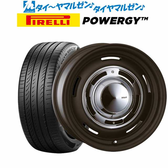 サマータイヤ ホイール4本セット クリムソン ディーン クロスカントリー マットブラック 15インチ 6.0J ピレリ POWERGY (パワジー)  195/6の通販はau PAY マーケット カーポートマルゼン au PAY マーケット－通販サイト