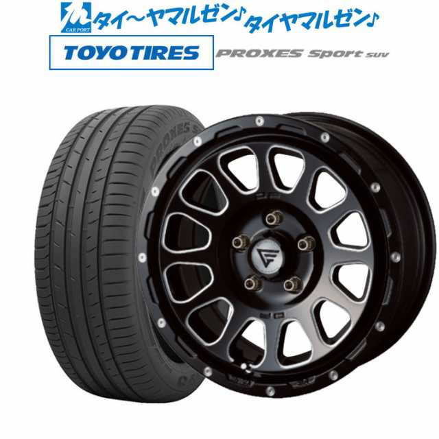 FORCE デルタフォース OVAL(オーバル) 17インチ 7.0J トーヨータイヤ プロクセス PROXES スポーツ SUV 215/65R17  サマータイヤ ホイールの通販は