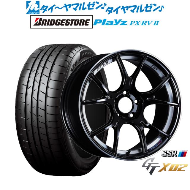 タナベ SSR GT X02 18インチ 7.5J ブリヂストン PLAYZ プレイズ PX-RVII 235/50R18 サマータイヤ ホイール4本セット
