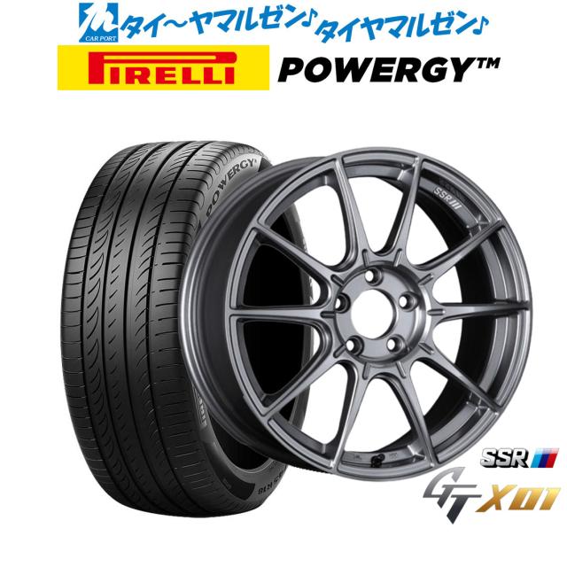 タナベ SSR GT X01 18インチ 7.5J ピレリ POWERGY (パワジー) 235/45R18 サマータイヤ ホイール4本セット