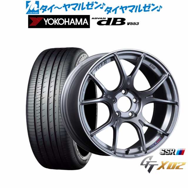 タナベ SSR GT X02 17インチ 7.0J ヨコハマ ADVAN アドバン dB(V553) 215/60R17 サマータイヤ ホイール4本セットの通販は