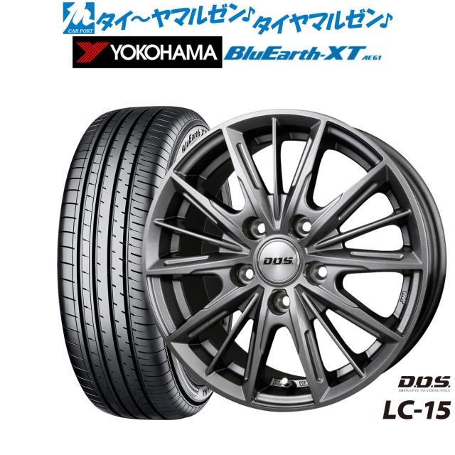 BADX D,O,S(DOS) LC-15 17インチ 7.0J ヨコハマ BluEarth ブルーアース XT (AE61) 225/65R17 サマータイヤ ホイール4本セットの通販は